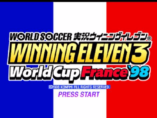 Winning Eleven 3: World Cup France '98 screenshot 2 for Playstation